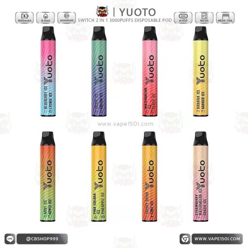 YUOTO SWITCH 3000 PUFFS