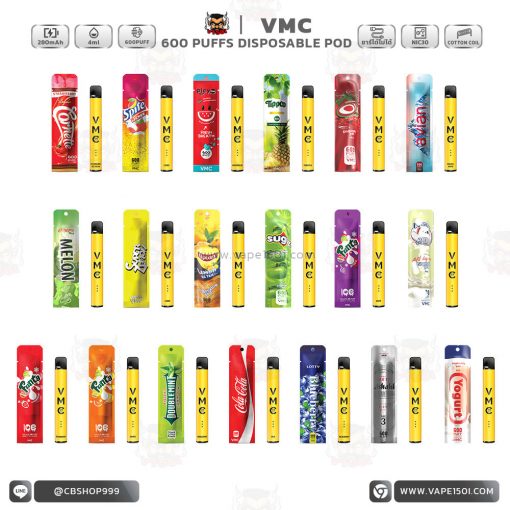 VMC Disposable 600 Puffs