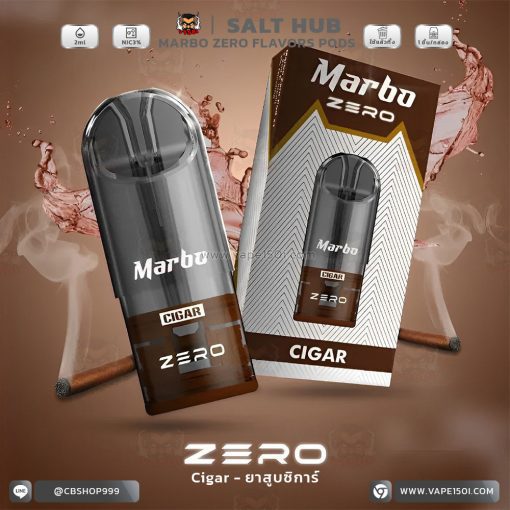 หัวน้ำยา – Marbo Zero Pods Flavors 2 ml. by Salt Hub [แท้]