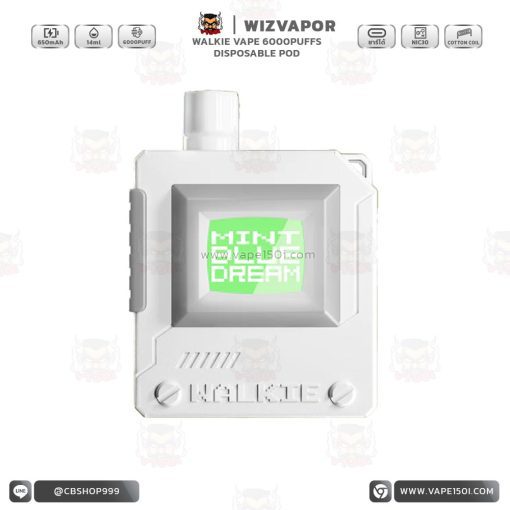 Walkie Vape Disposable Pod 6000 Puffs