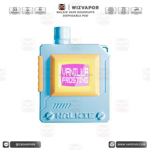 Walkie Vape Disposable Pod 6000 Puffs