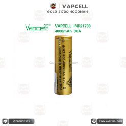 Vapcell 21700 4000mAh สีทอง