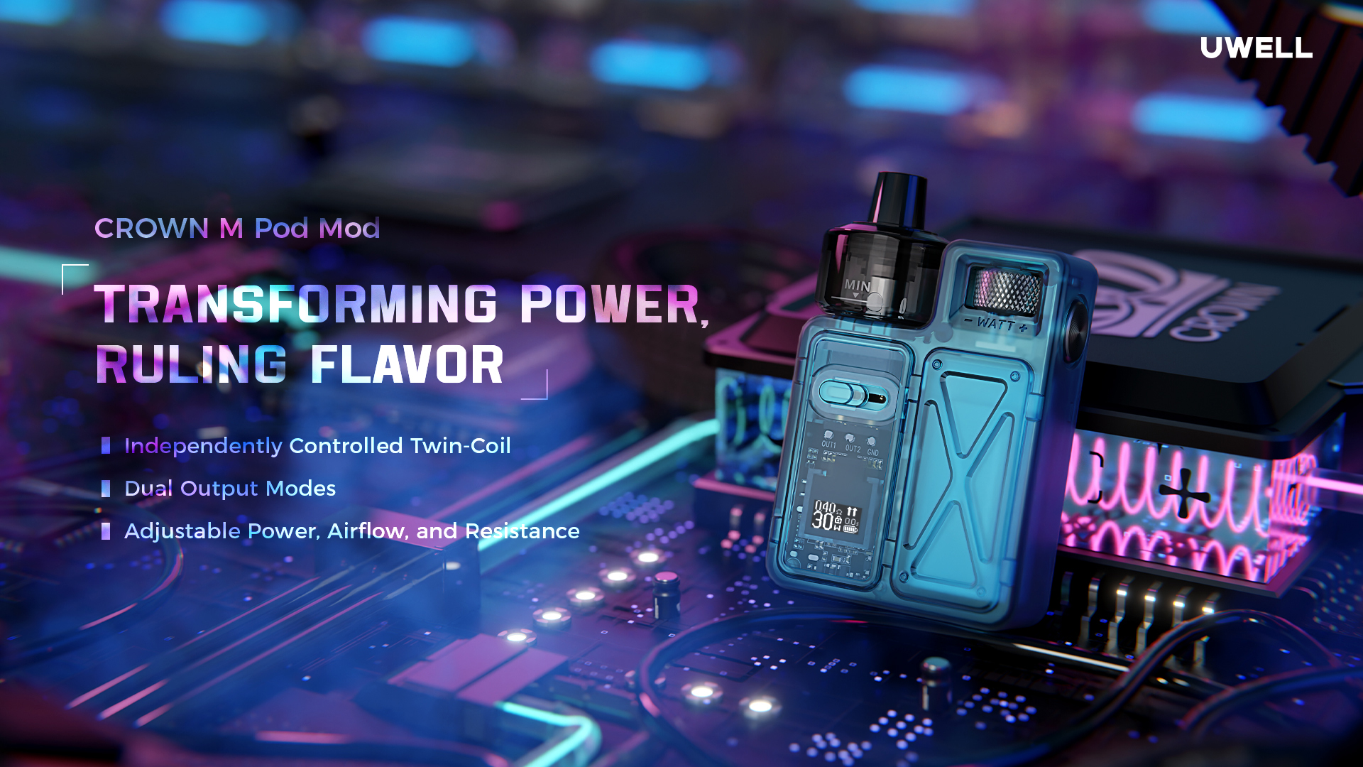 Uwell Crown M Pod Mod Kit