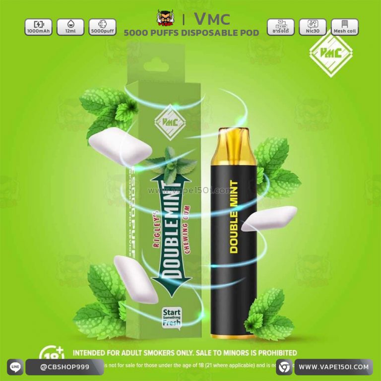 พอตใช้แล้วทิ้ง VMC 5000 Puffs 1000mAh Disposable Pod