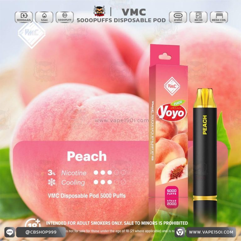 พอตใช้แล้วทิ้ง VMC 5000 Puffs 1000mAh Disposable Pod [แท้]