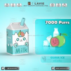 พอตใช้แล้วทิ้ง Lavie Milk 7000 puffs