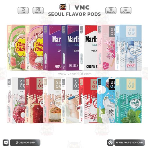 หัวน้ำยา – VMC SEOUL Flavor Pods 2ml [แท้]