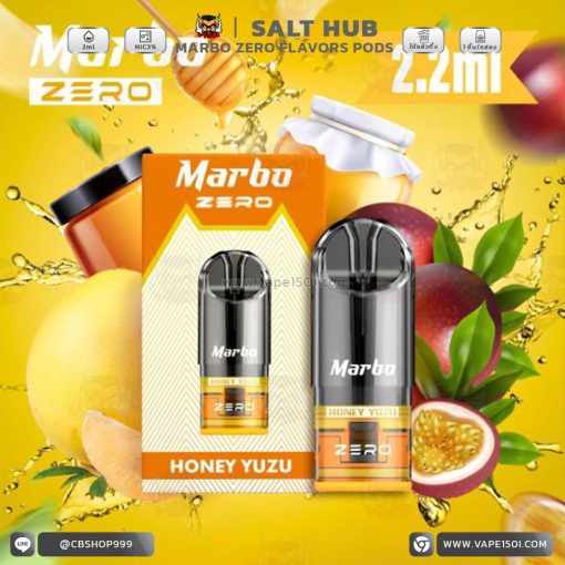 หัวน้ำยา – Marbo Zero Pods Flavors 2 ml. by Salt Hub [แท้]