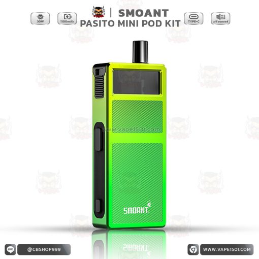 Smoant Pasito Mini Pod Kit 30W 1100mAh [แท้]