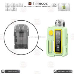 แท้งค์เปล่า Rincoe Jellybox XS Empty Pod Cartridge 2ml [แท้]