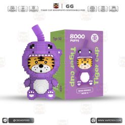 พอตใช้แล้วทิ้ง Tiger Cup Disposable Pod 8000 Puffs 650mAh [แท้]