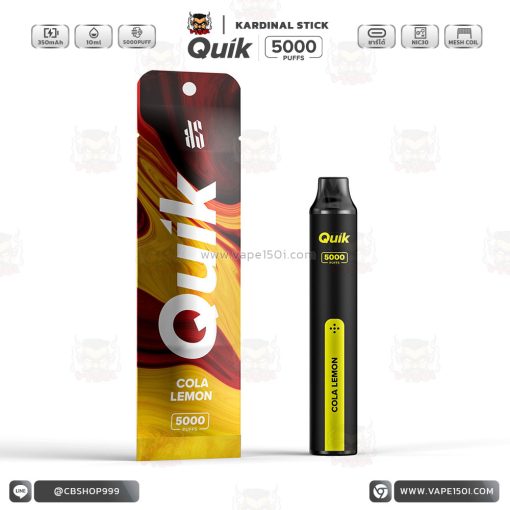 พอตใช้แล้วทิ้ง KS Quick Disposable Pod 5000 Puffs 350mAh [แท้]