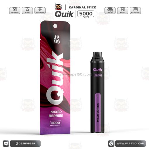 พอตใช้แล้วทิ้ง KS Quick Disposable Pod 5000 Puffs 350mAh [แท้]