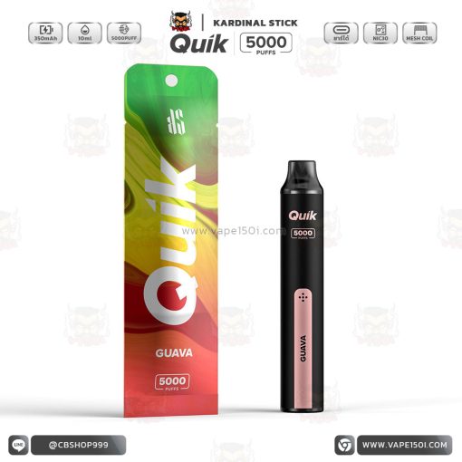 พอตใช้แล้วทิ้ง KS Quick Disposable Pod 5000 Puffs 350mAh [แท้]