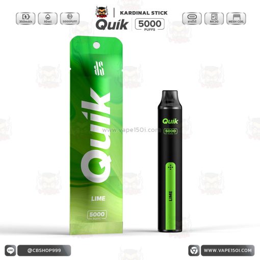 พอตใช้แล้วทิ้ง KS Quick Disposable Pod 5000 Puffs 350mAh [แท้]