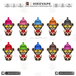 พอตใช้แล้วทิ้ง Hikevape Teddy Disposable Pod 9000 Puffs 650mAh [แท้]