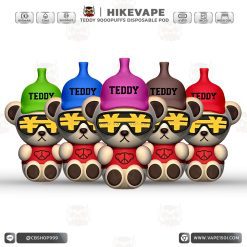 พอตใช้แล้วทิ้ง Hikevape Teddy Disposable Pod 9000 Puffs 650mAh [แท้]