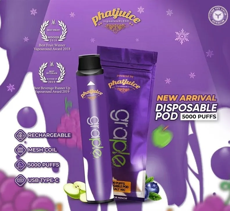 PhatJuice Graple 5000 Puffs